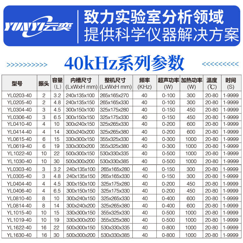 40kHz中频超声波清洗机